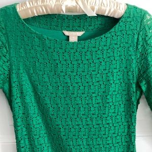 Banana Republic Kelly green dress. Size 0